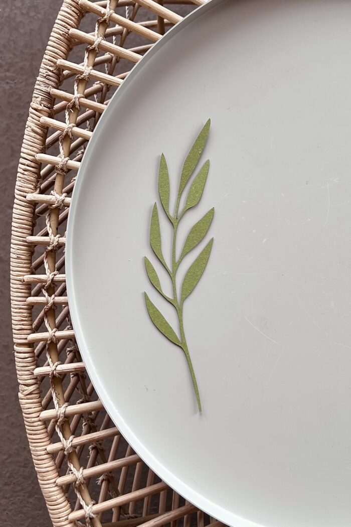 Papierblumen, Serie Herbs & Blooma grasgrün – Bild 8