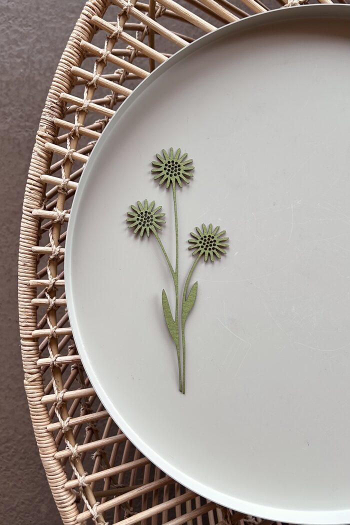 Papierblumen, Serie Herbs & Blooma grasgrün – Bild 9