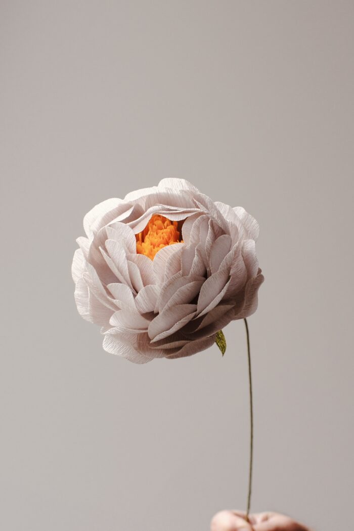 Papierblume Peony Erna 3 Blüten – Bild 9