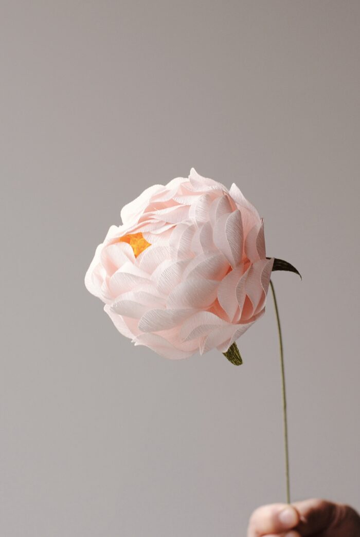 Papierblume Peony Erna 3 Blüten – Bild 10