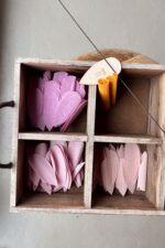 DIY Papierblume Pfingstrose Erna 3 Blüten – Bild 4