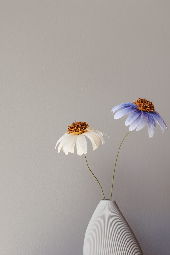 Workshop Papierblume Echinacea – Bild 4