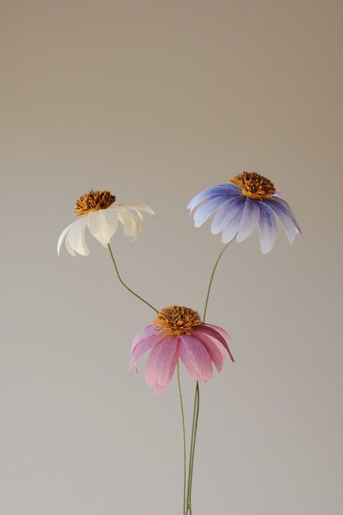 Workshop Papierblume Echinacea – Bild 7
