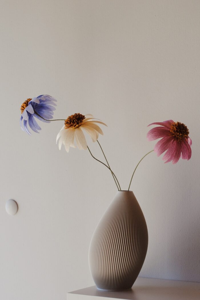 Workshop Papierblume Echinacea – Bild 6