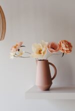 Papierblumen Strauß Jule 5 Blüten