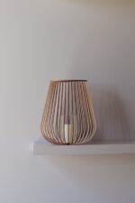 Windlicht aus Birkensperrholz Sölve