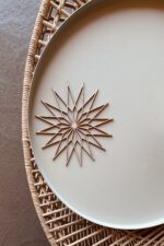 Christbaumschmuck aus Holz - Holzsterne – Bild 2