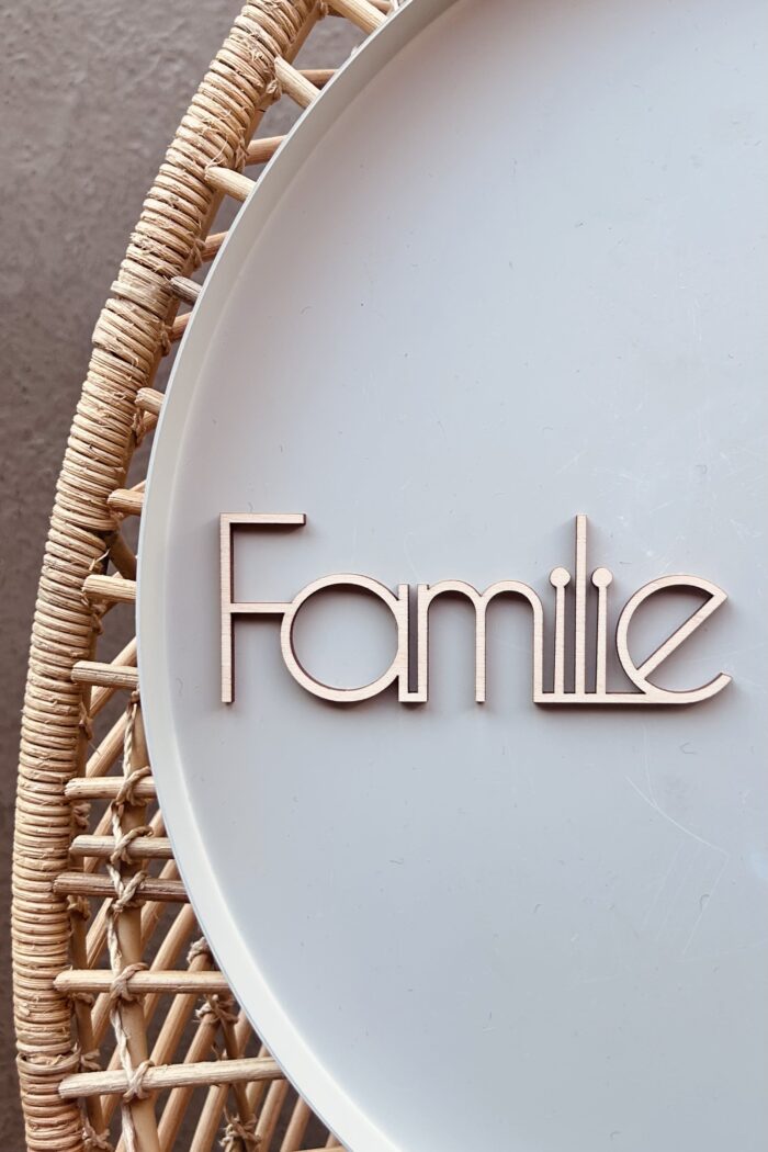Schriftzug Familie 13cm und 18cm – Bild 4