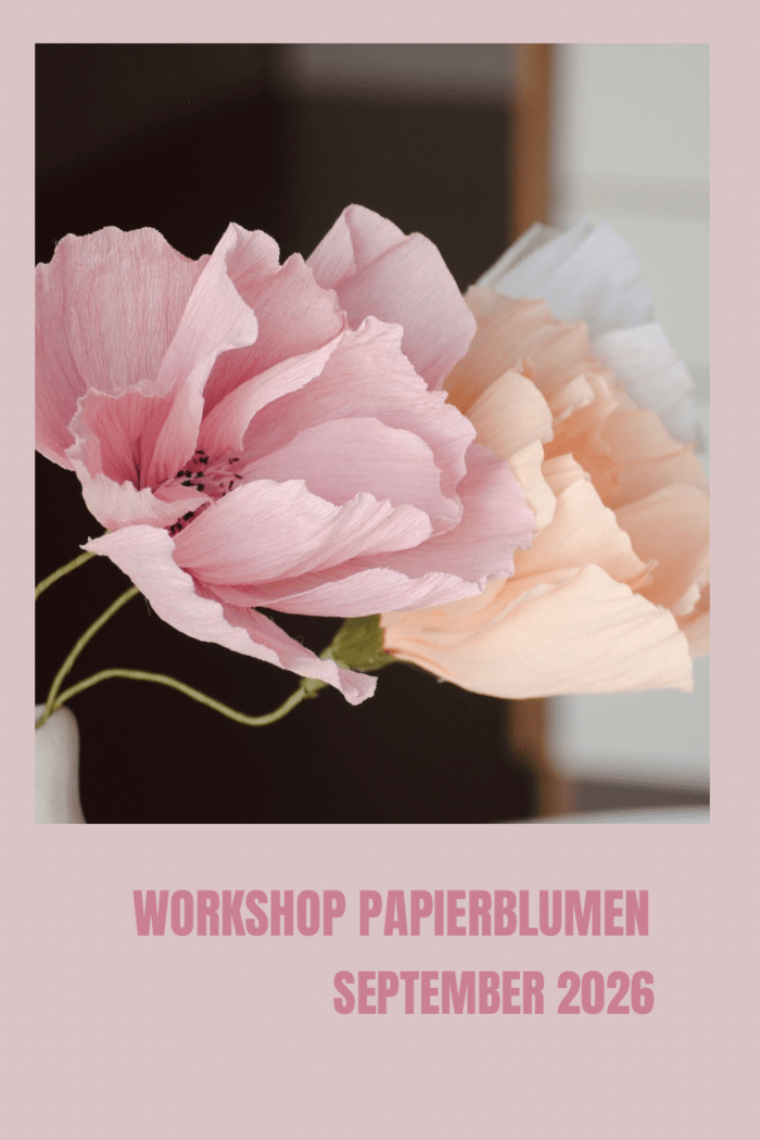 Workshoptermine Papierblumen im September