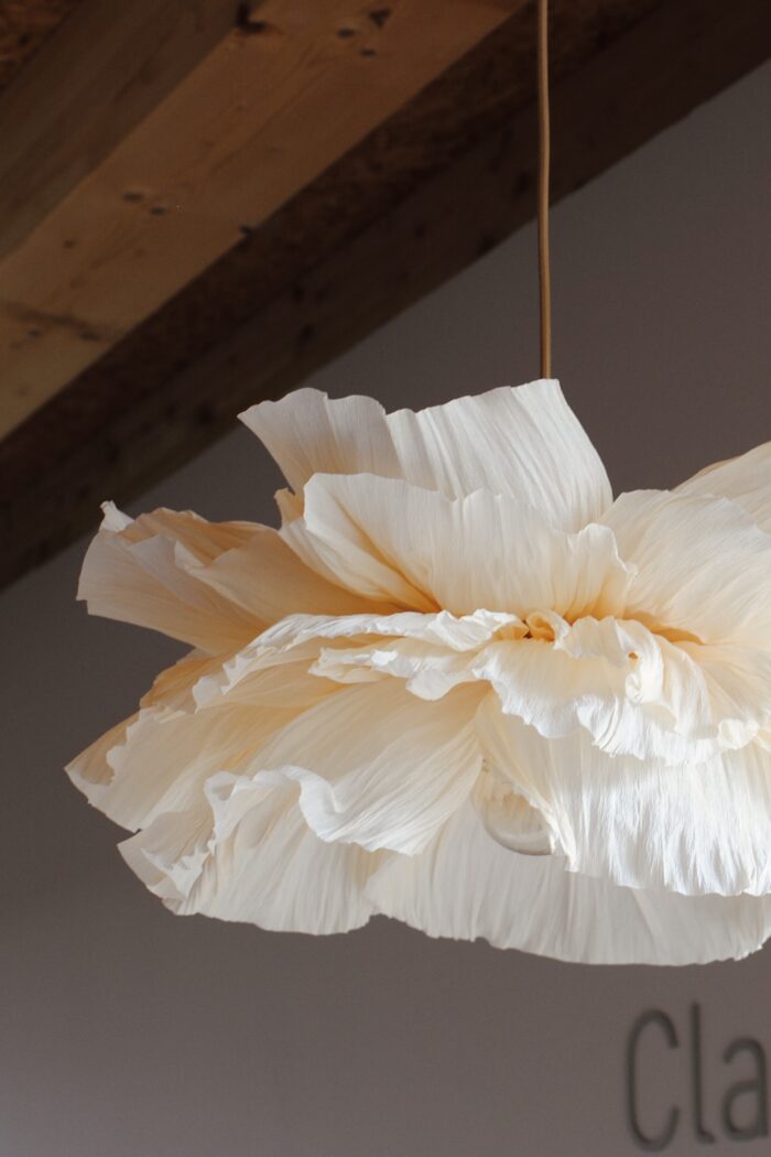 Workshop Lampenschirm aus Krepppapier – Bild 3