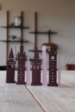 Leporello aus hochwertigem Gmund Papier in Violett Matt 04
