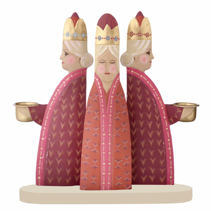 Weihnachts Figuren Kerzenhalter – Bild 3