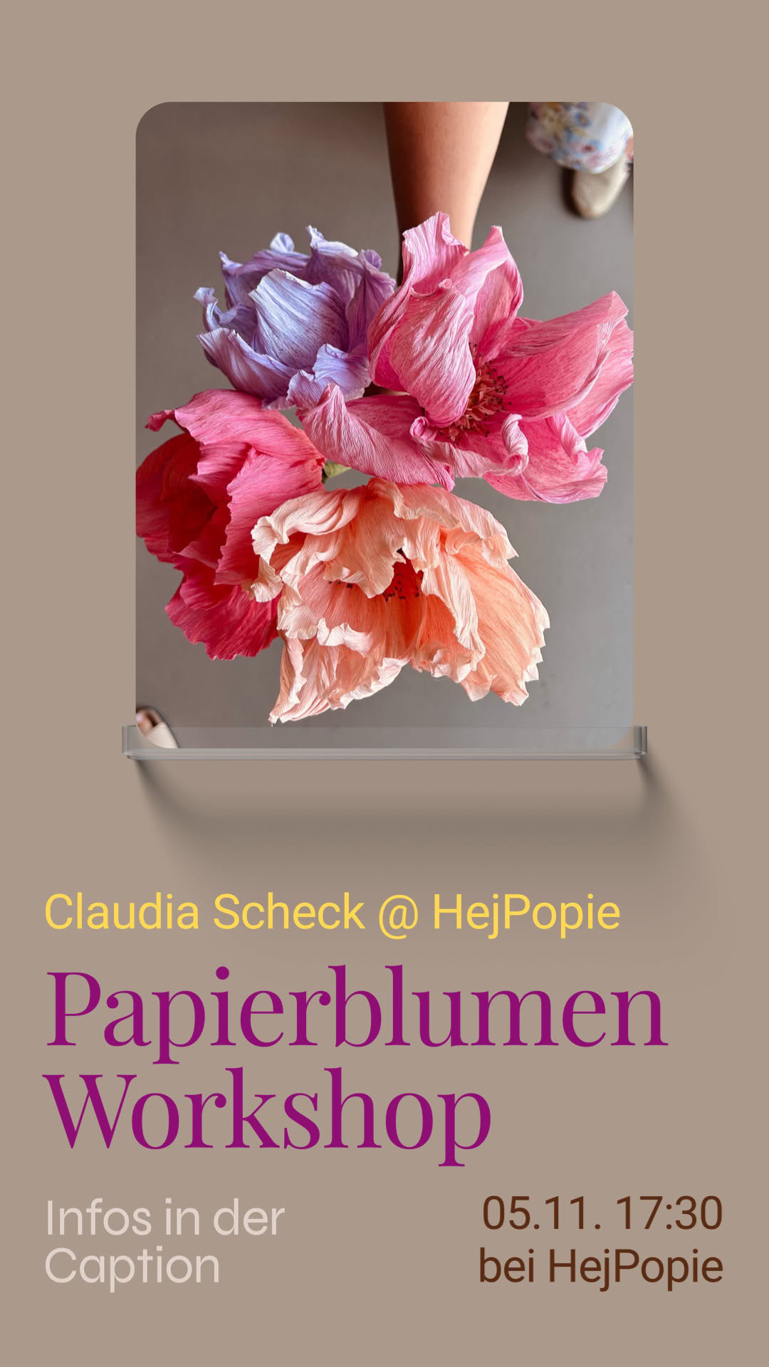 Workshop Papierblumen hejpopie.ravensburg Workshop Papierblumen hejpopie.ravensburg